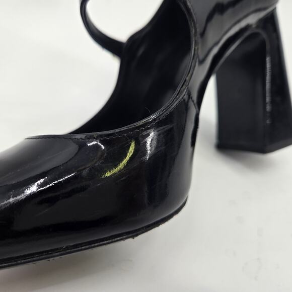 kate spade new york 8 Maren Pearl Patent Leather Mary Jane Pump Strap Almond - Picture 13 of 16